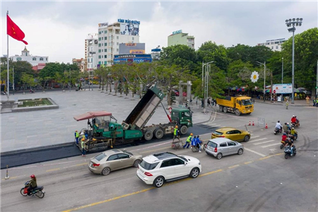 Thông báo về việc thi công xây dựng Dự án cải tạo hè các tuyến đường trung tâm thành phố